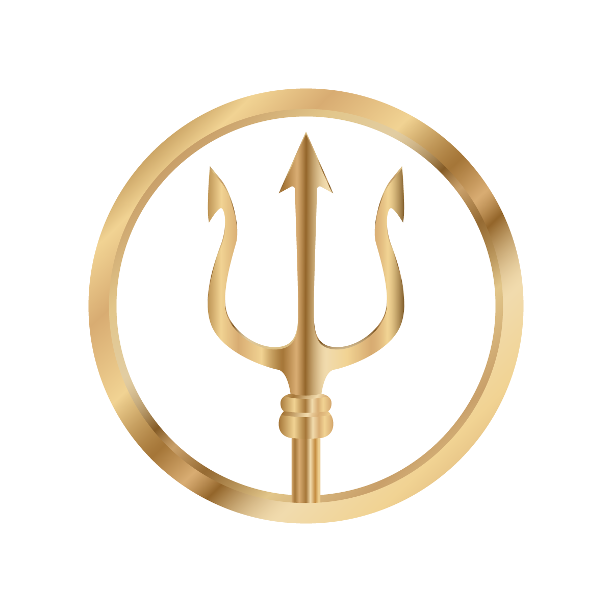 Tridente dorado